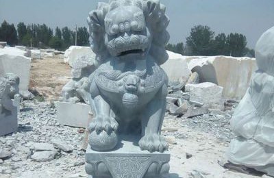 高2.5米青石石雕狮子